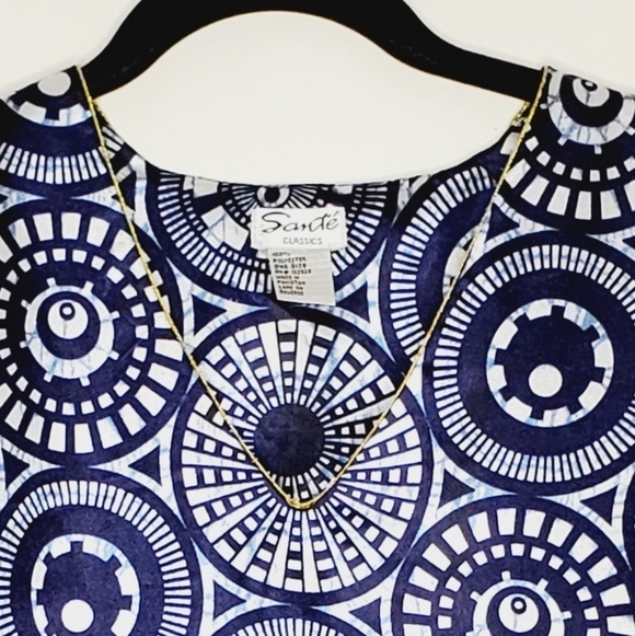 Sante Classics Oversized Maxi Caftan One Size L-1X Satiny Flowy Loungewear - Picture 3 of 10